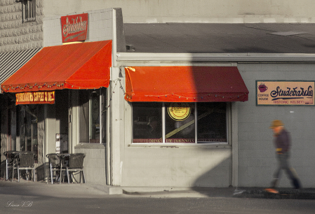 The only coffee shop in Kelseyville proper