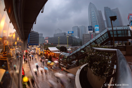 Raining Evening in Tokyo