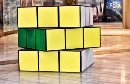 A BIG RUBIK CUBE