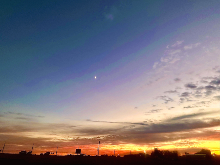 Rainbow sky