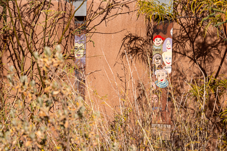 A glimpse at the mural 