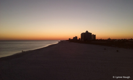 Pensacola Beach Silhouette