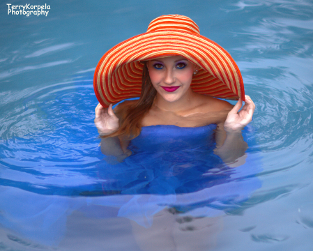 Hot Day, A Swimming Pool and a Floppy Hat!