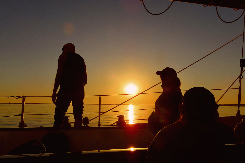 Sunset Sail into the Harbor