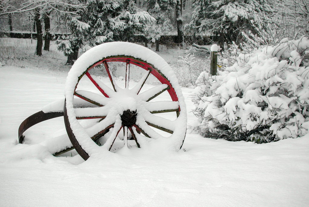 Winter Wagon Wheel