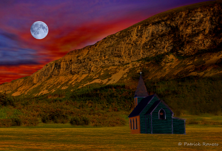 Full Moon Over The Chapel