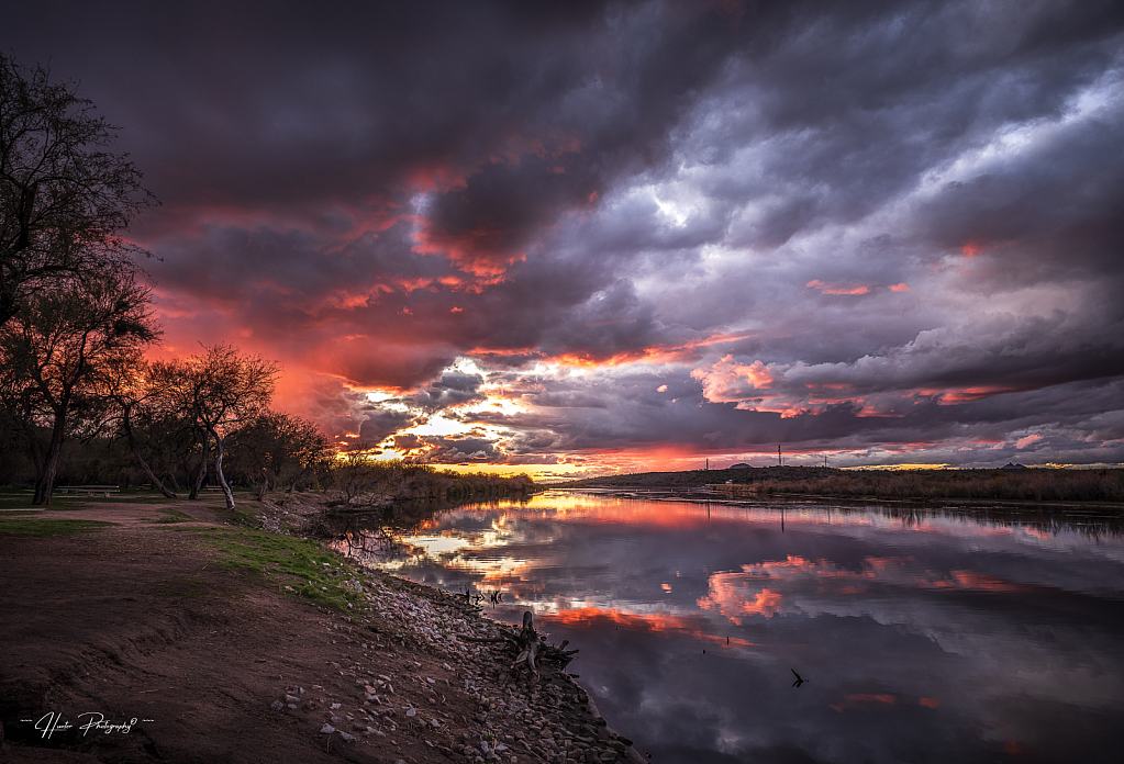 Fire in the Sky - Salt River, Az