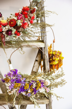 Ladder Full Of Blooms