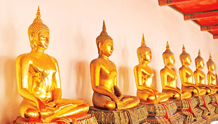 Buddha Statues. Bangkok, Thailand.