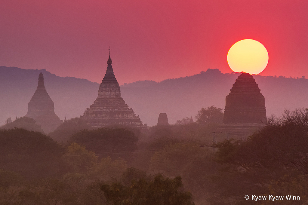 Just Before Sunset in Bagan