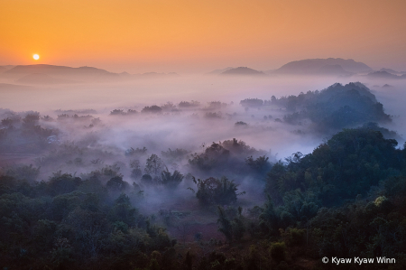 Misty Day in Shan State