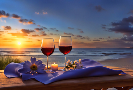 Wine on the Beach
