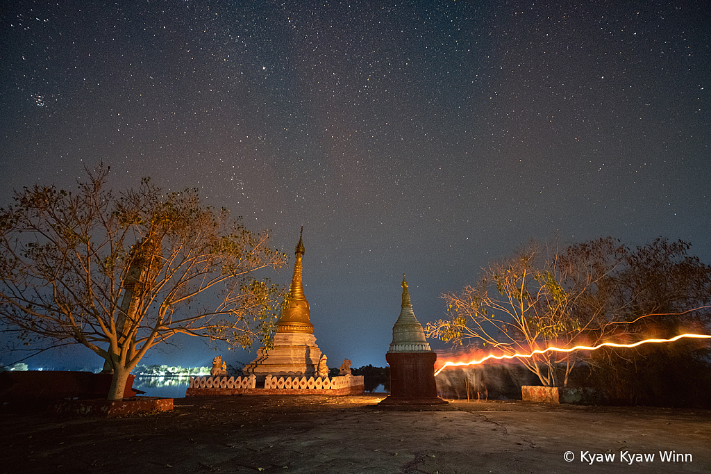 Night At Countryside of Myanmar