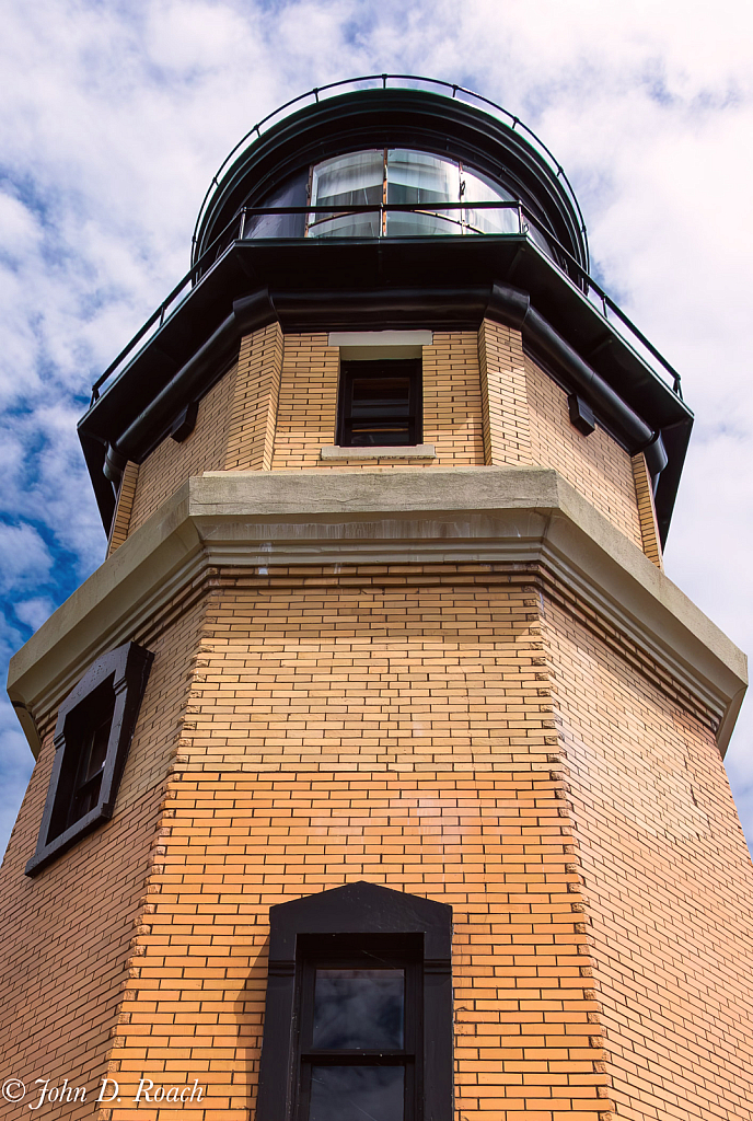 Close up at base of Split Rock Lighthouse - ID: 16110081 © John D. Roach