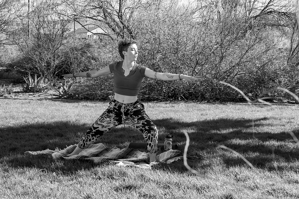 Yoga at the park