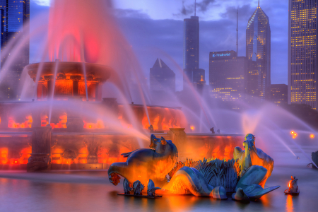 Misty Fountain