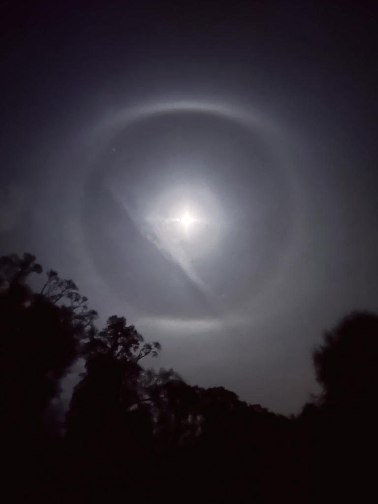 Halo around the full moon  - ID: 16112816 © Elizabeth A. Marker