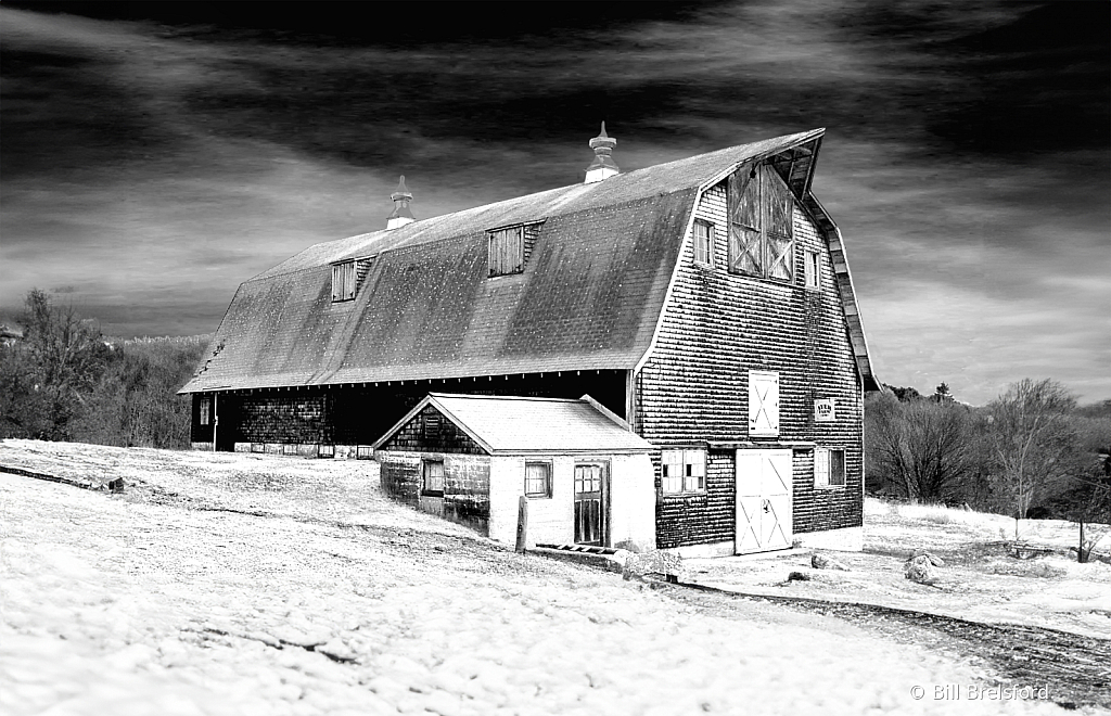 Old Barn in the Snow