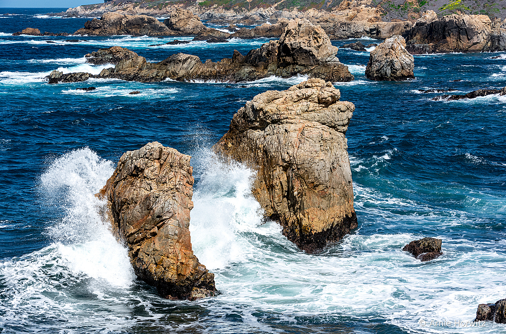 Waves Against Rocks - II