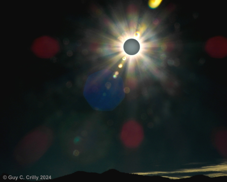 Annular Eclipse Lens Flare