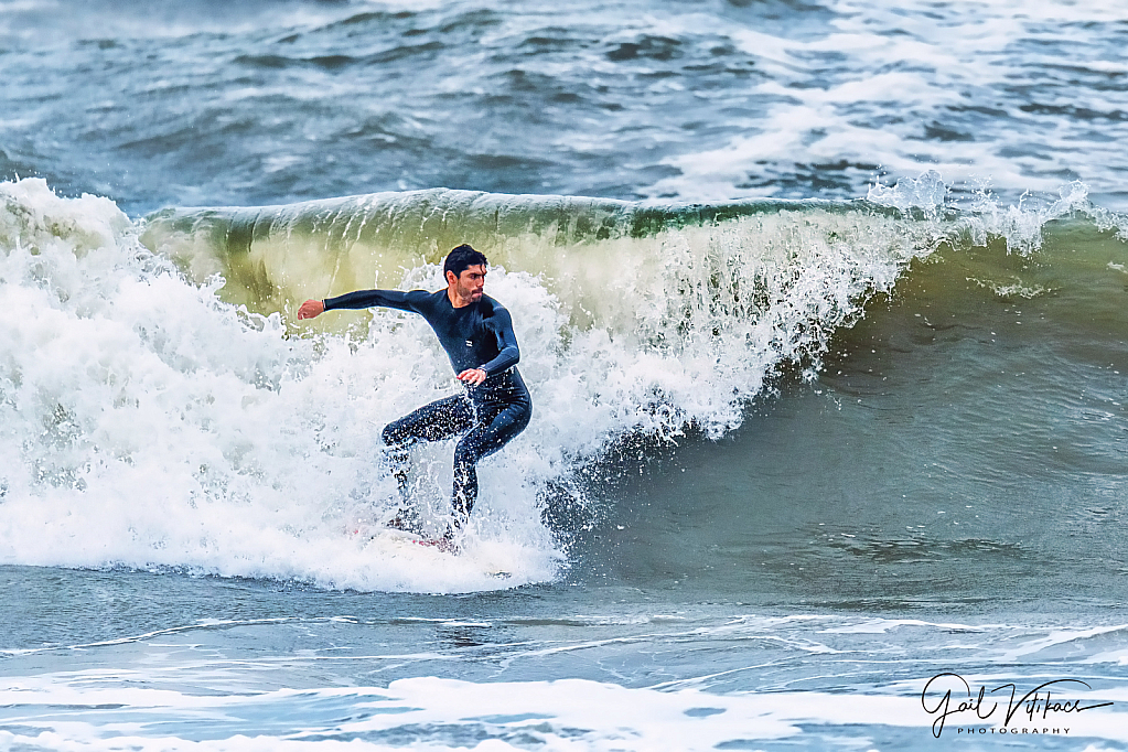 Sunny day for surfing