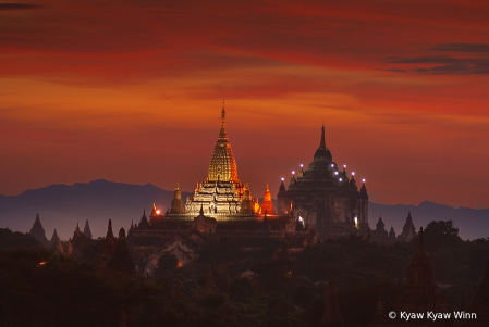 Golden Hour in Bagan