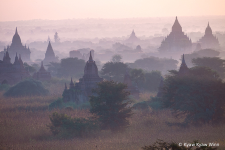 Misty Morning in Bagan