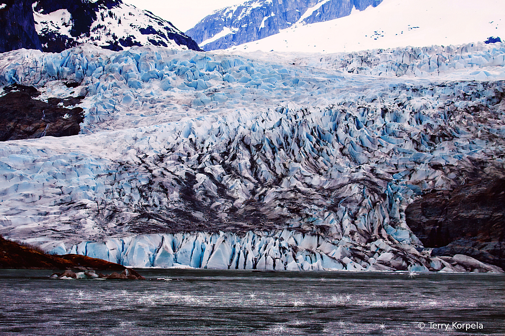 Mendenhall Glacier  Juneau Alaska