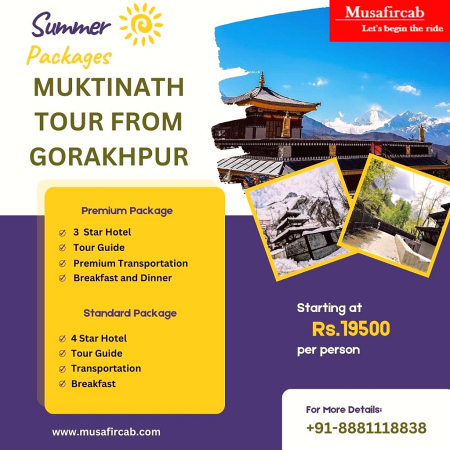 Muktinath Tour Package from Gorakhpur