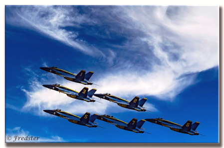 Blue Angels In Flight