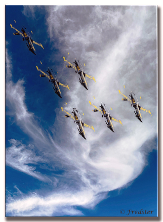 Blue Angels In Flight