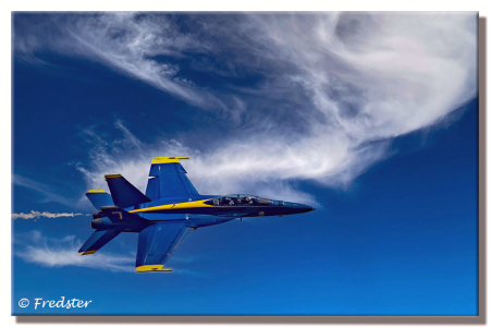 Blue Angel Passing By