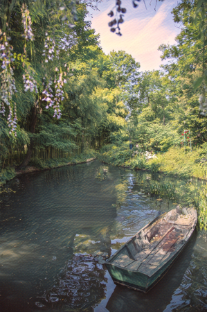 While in Giverny