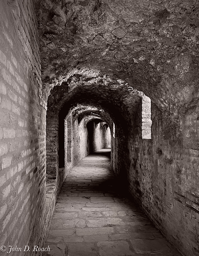 Under the Amphitheater, Italica, Spain - ID: 16118650 © John D. Roach
