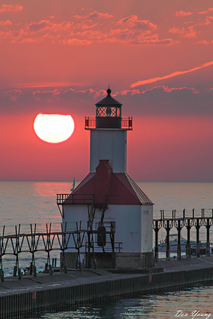 Sunset At St. Joe, Michigan