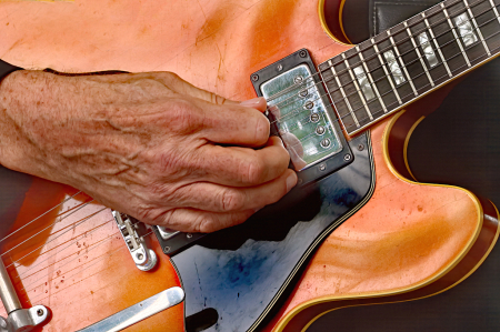 Guitar closeup