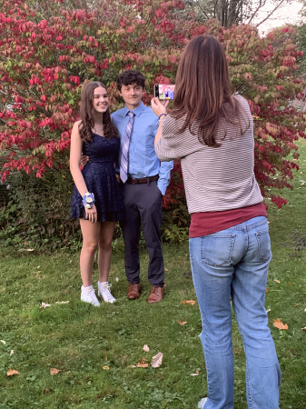mom taking the photo 