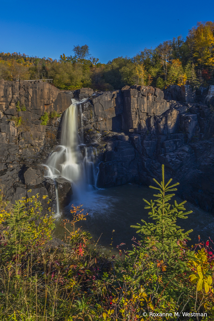 Autumn at Highfalls on Minnesota's Pigeon Riv - ID: 16129921 © Roxanne M. Westman