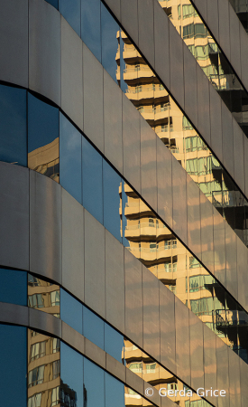 Curves Reflections and Shadows on a Sunny Day