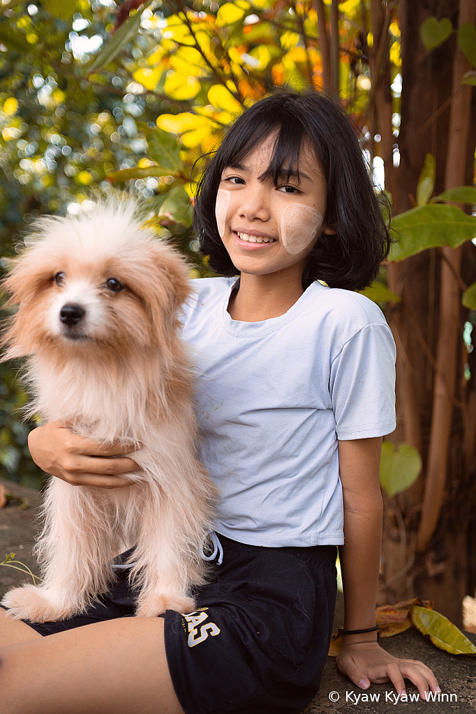 With Puppy