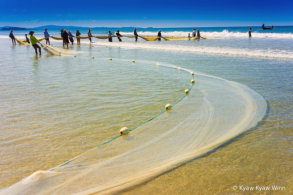 Fishing at Beach