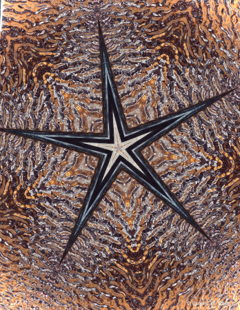 Wavy Glass Star