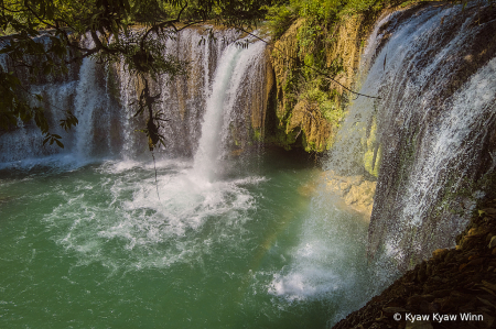 Waterfall from Kayin State