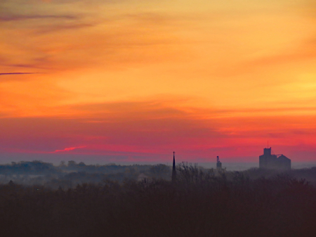 Sky In Orange