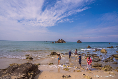 People and Beach