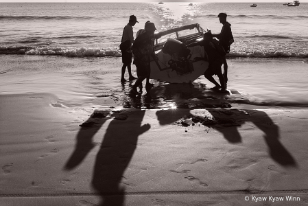 Shadows of Fishermen