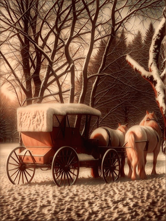 Carriage and Horses