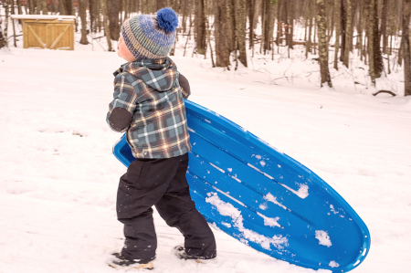 Trudging uphill 