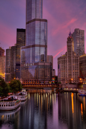Sunrise and Trump Tower