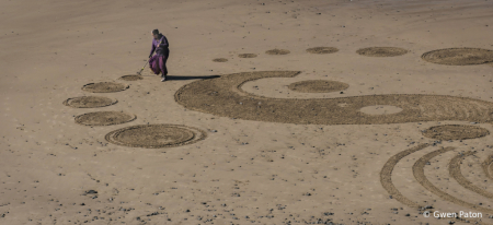 Sand Artist at Work